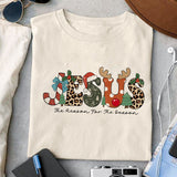 Jesus The Reason For The Season sublimation design, png for sublimation, Christmas PNG, Christmas vibes PNG