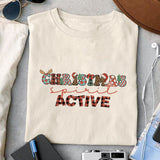 Christmas spirite active sublimation design, png for sublimation, Christmas PNG, Christmas vibes PNG