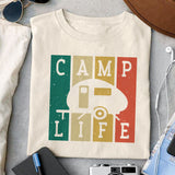 Camping life sublimation design, png for sublimation, Christmas PNG, Christmas vibes PNG