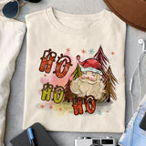 HO HO HO sublimation design, png for sublimation, Christmas PNG, Christmas vibes PNG