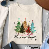 Merry and Bright sublimation design, png for sublimation, Christmas PNG, Christmas vibes PNG