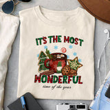 It's the most wonderful time of the time sublimation design, png for sublimation, Christmas PNG, Christmas vibes PNG