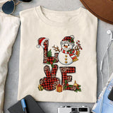 Peace love snowman sublimation design, png for sublimation, Christmas PNG, Christmas vibes PNG