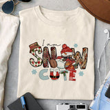 I am snow cute sublimation design, png for sublimation, Christmas PNG, Christmas vibes PNG