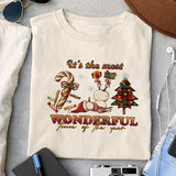 It's the most wonderful time of the year sublimation design, png for sublimation, Christmas PNG, Christmas vibes PNG