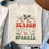 Tis the season to sparkle SVG PNG2 design, png for sublimation, Christmas PNG,  Christmas SVG