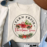 Farm fresh christmas trees sublimation design, png for sublimation, Christmas PNG, Christmas vibes PNG