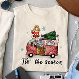 Tis' the season sublimation design, png for sublimation, Christmas PNG, Christmas vibes PNG