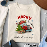 Merry Trucking christmas jingle all the way sublimation design, png for sublimation, Christmas PNG, Christmas vibes PNG