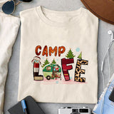 Camp Life sublimation design, png for sublimation, Christmas PNG, Christmas vibes PNG