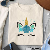 Mermaid unicorn sublimation design, png for sublimation, Christmas PNG, Christmas vibes PNG