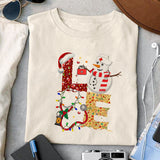 Love Nurse Snowman Christmas sublimation design, png for sublimation, Christmas PNG, Christmas vibes PNG