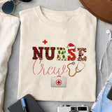 Nurse Crew sublimation design, png for sublimation, Christmas PNG, Christmas vibes PNG