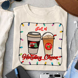 Full of holiday cheer sublimation design, png for sublimation, Christmas PNG, Christmas vibes PNG