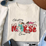 Christmas Nurse Crew sublimation design, png for sublimation, Nurse PNG, Nurse Christmas PNG