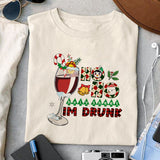 ho ho holy sheet im drunk sublimation design, png for sublimation, Christmas PNG, Christmas wine PNG