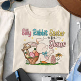 Silly rabbit easter is for Jesus sublimation 