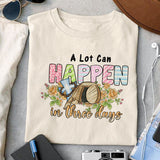 A lot can happen in three days sublimation