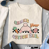 Shake Your Cotton Tail sublimation design, png for sublimation, Holidays design, Easter Day sublimation