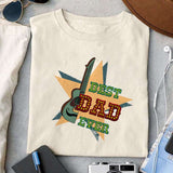 Best Dad ever sublimation design, png for sublimation, Father's Day png, Happy holiday vibes PNG