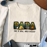 Papa like a dad, only better sublimation design, png for sublimation, Father's day sublimation, Camping father png, Retro camping design