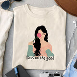 Focus on the good sublimation design, png for sublimation, retro motivation  sublimation, positive vibes png