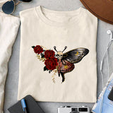 Moody Butterfly Roses Goth sublimation design, png for sublimation, Gothic halloween design, Halloween styles