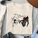 Love me like my demons do sublimation design, png for sublimation, Gothic halloween design, Halloween styles