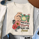 When life gets blurry adjust your focus sublimation