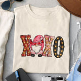 XOXO sublimation design, png for sublimation, Valentine PNG, Valentine Gnome vibes PNG