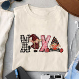 XOXO sublimation design, png for sublimation, Valentine PNG, Valentine Gnome vibes PNG