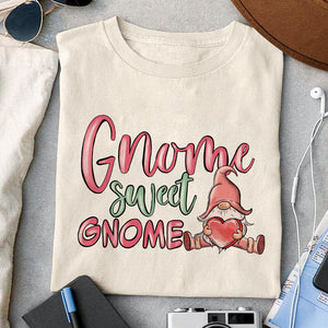 Gnome sweet gnome sublimation design