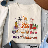 Happy Hallothanksmas sublimation design, png for sublimation, Hobbies design, Halloween coffee png, Christmas design, Thanksgiving sublimation