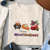 Happy Hallothanksmas sublimation design, png for sublimation, Hobbies design, Halloween coffee png, Christmas design, Thanksgiving sublimation