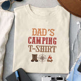 Dad's camping T-shirt sublimation design, png for sublimation, Father's day sublimation, Camping father png, Retro camping design
