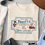 Frostys design, png for sublimation, Christmas PNG, Hot coca board sign PNG