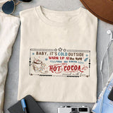 Hot cocoa signs design, png for sublimation, Christmas PNG, Hot coca board sign PNG