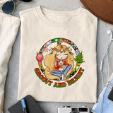 Groovy and bright sublimation design, png for sublimation, Hippe Christmas PNG, retro vibes PNG