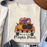 Meet me at the pumpkin patch sublimation design, png for sublimation, Retro Halloween design, Halloween styles
