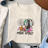 Free spirit sublimation design, png for sublimation, Retro Halloween design, Halloween styles