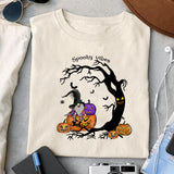 Spooky vibes only sublimation design, png for sublimation, Retro Halloween design, Halloween styles