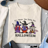 It's Never Too Early For Halloween sublimation design, png for sublimation, Retro Halloween design, Halloween styles