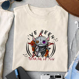 I've been thinking of you sublimation design, png for sublimation, Halloween png, Voodoo dolls png png
