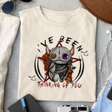 I've been thinking of you sublimation design, png for sublimation, Retro Halloween design, Halloween styles