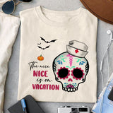 The nice nurse is on vacation sublimation