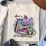 Just a witch who loves books sublimation