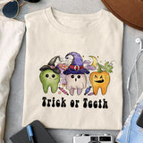 Trick or teeth sublimation 