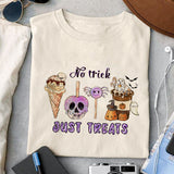 No Tricks Just Treats sublimation 