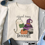 Read more boooooks sublimation design, png for sublimation, Retro Halloween design, Halloween styles