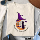 Happy Halloween Sublimation design, png for sublimation, Retro Halloween design, Halloween styles